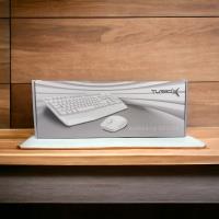 TURBOX WORKEYS OFFICE USB BEYAZ KABLOSUZ KLAVYE MOUSE SET - 1